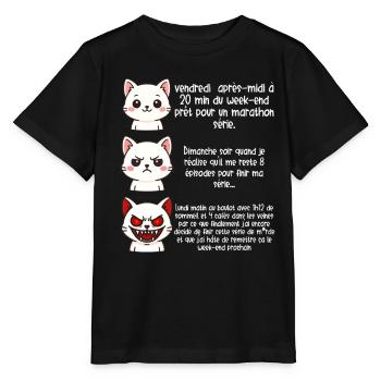 Bing Watcher Series - Movie Humor - Stanley/Stella MINI CREATOR Kids’ T-Shirt - black - Front - Mikhail (115cm)