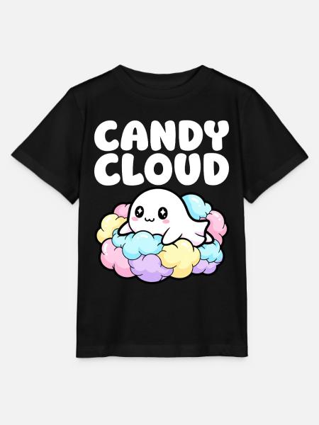 CANDY CLOUD - GEIST HALLOWEEN - Stanley/Stella Kinder T-Shirt MINI CREATOR - Schwarz