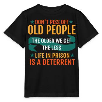 Funny Old People  - T-shirt bio MINI CREATOR Stanley/Stella Enfant - noir - Devant - Mikhail (115cm)
