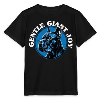 Cane Corso Hund Gentle Giant Joy - Stanley/Stella Kinder T-Shirt MINI CREATOR  - Schwarz - Vorne - Mikhail (115cm)