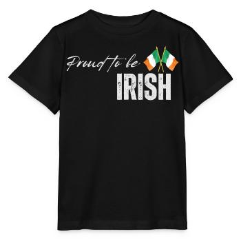 Irish pride, I love Ireland - Stanley/Stella MINI CREATOR Kids’ T-Shirt - black - Front - Mikhail (115cm)