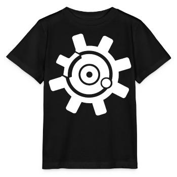AR-15 Face de culasse cinq cinq cinq six 5,56 mm 556 choc - T-shirt bio MINI CREATOR Stanley/Stella Enfant - noir - Devant - Mikhail (115cm)