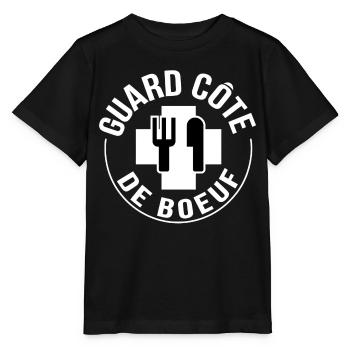 Prime rib guard - Stanley/Stella MINI CREATOR Kids’ T-Shirt - black - Front - Mikhail (115cm)