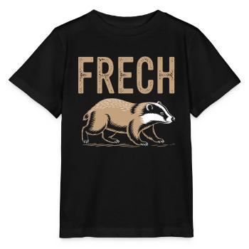 Frechdachs - Stanley/Stella Kinder T-Shirt MINI CREATOR  - Schwarz - Vorne - Mikhail (115cm)