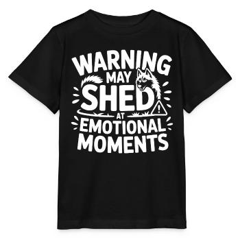 Drôle de perte de poils de chien Husky - T-shirt bio MINI CREATOR Stanley/Stella Enfant - noir - Devant - Mikhail (115cm)