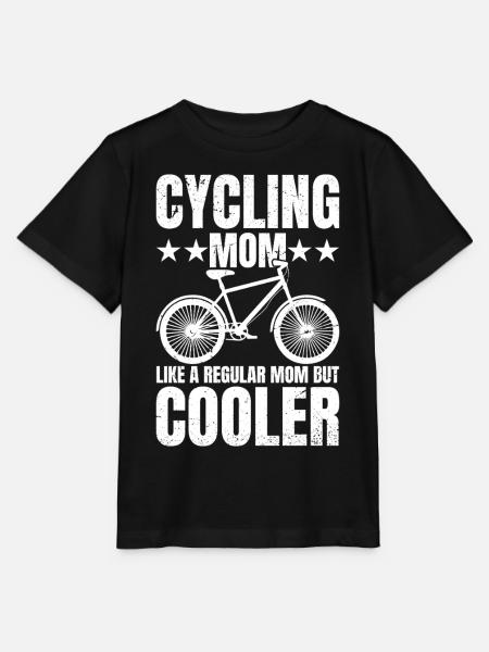 Cycling Mom Bike Rider Cyclist Mother's Day - Stanley/Stella Kinder T-Shirt MINI CREATOR - Schwarz