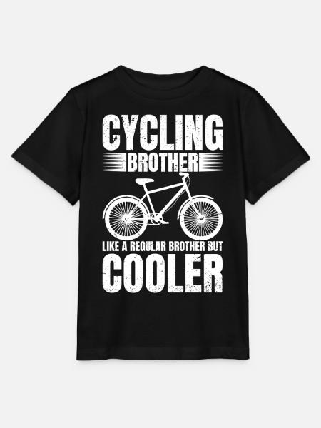 Cycling Brother Bike Rider Cyclist Brother's Day - Stanley/Stella Kinder T-Shirt MINI CREATOR - Schwarz