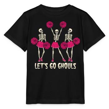 Squelettes humoristiques avec pompons et jupe - T-shirt bio MINI CREATOR Stanley/Stella Enfant - noir - Devant - Mikhail (115cm)