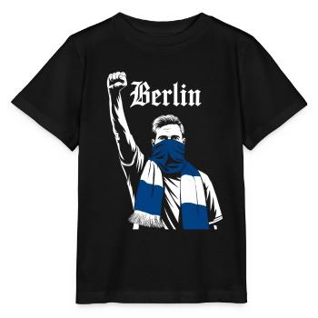 Motif de démonstration berlinois - T-shirt bio MINI CREATOR Stanley/Stella Enfant - noir - Devant - Mikhail (115cm)