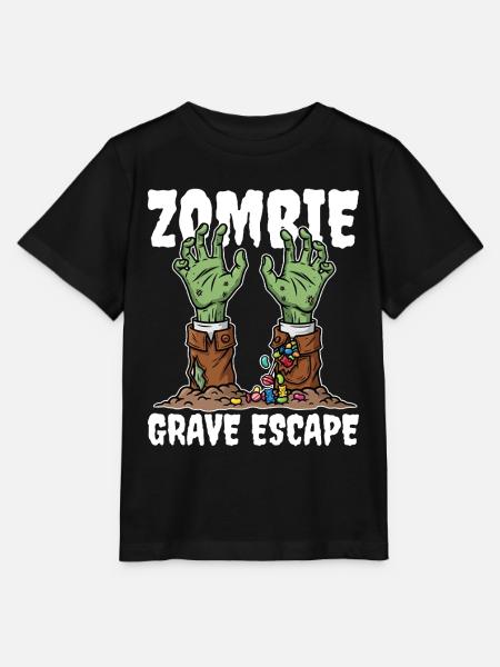 ZOMBIE_GRAVE_ESCAPE - Stanley/Stella Kinder T-Shirt MINI CREATOR - Schwarz