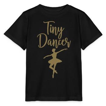 Tiny Dancer - Ballerina Silhouette - Stanley/Stella MINI CREATOR Kids’ T-Shirt - black - Front - Mikhail (115cm)