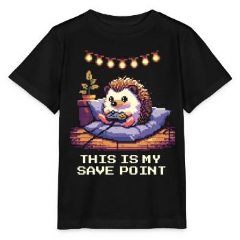 Mon point de sauvegarde Hygge - T-shirt bio MINI CREATOR Stanley/Stella Enfant - noir - Devant - Mikhail (115cm)