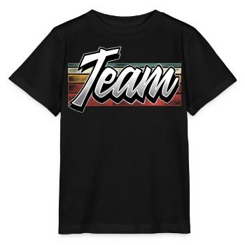 Team - Stanley/Stella MINI CREATOR Kids’ T-Shirt - black - Front - Mikhail (115cm)