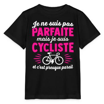 Ich bin Radfahrer und es ist fast dasselbe - Stanley/Stella Kinder T-Shirt MINI CREATOR  - Schwarz - Vorne - Mikhail (115cm)