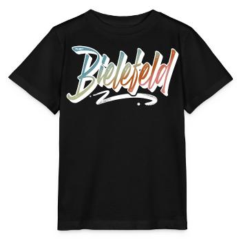 Bielefeld - Stanley/Stella Kinder T-Shirt MINI CREATOR  - Schwarz - Vorne - Mikhail (115cm)