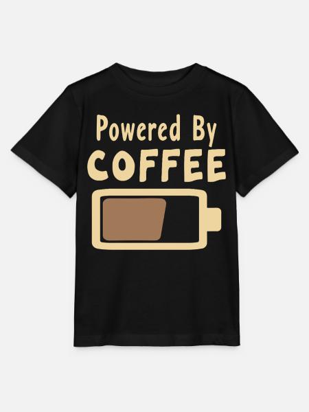 Kaffeeliebe Motiv auf Kleidung - Stanley/Stella Kinder T-Shirt MINI CREATOR - Schwarz