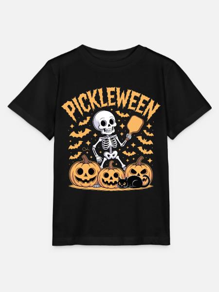 Pickleween Pickleball Halloween - Stanley/Stella Kinder T-Shirt MINI CREATOR - Schwarz