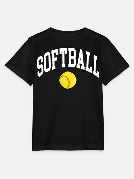 Softball - Stanley/Stella Kinder T-Shirt MINI CREATOR  - Schwarz