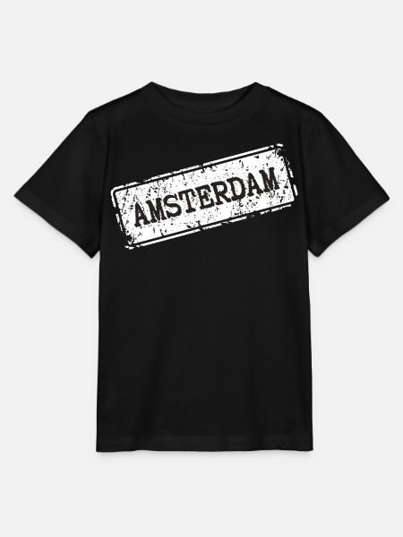 Amsterdam Street Style - Stanley/Stella Kinder T-Shirt MINI CREATOR - Schwarz