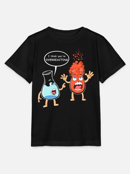 Überreagierende Mikrobiologie - Stanley/Stella Kinder T-Shirt MINI CREATOR  - Schwarz