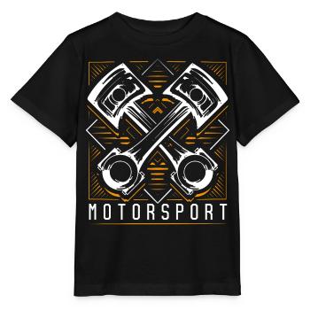 Sport automobile - Tuning - Mécanique automobile - T-shirt bio MINI CREATOR Stanley/Stella Enfant - noir - Devant - Mikhail (115cm)