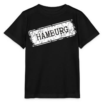 Streetstyle Hambourg Ville Imprimer - T-shirt bio MINI CREATOR Stanley/Stella Enfant - noir - Devant - Mikhail (115cm)