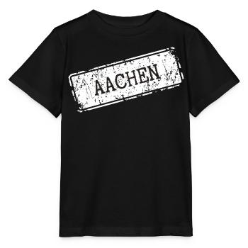 Aix-la-Chapelle - T-shirt bio MINI CREATOR Stanley/Stella Enfant - noir - Devant - Mikhail (115cm)