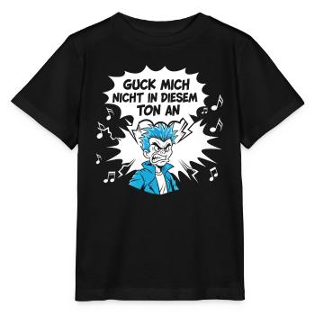 Funny punk design with keyword - Stanley/Stella MINI CREATOR Kids’ T-Shirt - black - Front - Mikhail (115cm)