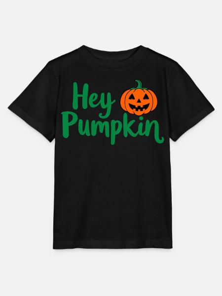 Hey Pumpkin Halloween-Spruch - Stanley/Stella Kinder T-Shirt MINI CREATOR - Schwarz
