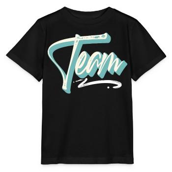 Équipe - T-shirt bio MINI CREATOR Stanley/Stella Enfant - noir - Devant - Mikhail (115cm)