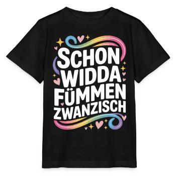 Widda Fümmen Zwanzisch fête déjà ses 50 ans - T-shirt bio MINI CREATOR Stanley/Stella Enfant - noir - Devant - Mikhail (115cm)