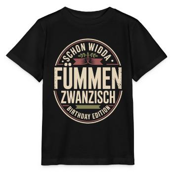 Widda Fümmen Zwanzisch fête déjà ses 50 ans - T-shirt bio MINI CREATOR Stanley/Stella Enfant - noir - Devant - Mikhail (115cm)