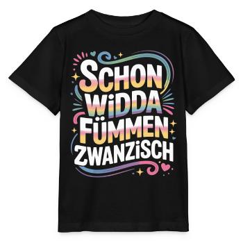 Widda Fümmen Zwanzisch fête déjà ses 50 ans - T-shirt bio MINI CREATOR Stanley/Stella Enfant - noir - Devant - Mikhail (115cm)