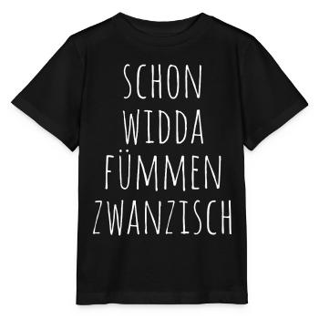 Widda Fümmen Zwanzisch fête déjà ses 50 ans - T-shirt bio MINI CREATOR Stanley/Stella Enfant - noir - Devant - Mikhail (115cm)