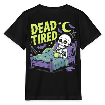 Morgenmuffel Ausschlafen Müde Erholung - Stanley/Stella Kinder T-Shirt MINI CREATOR  - Schwarz - Vorne - Mikhail (115cm)