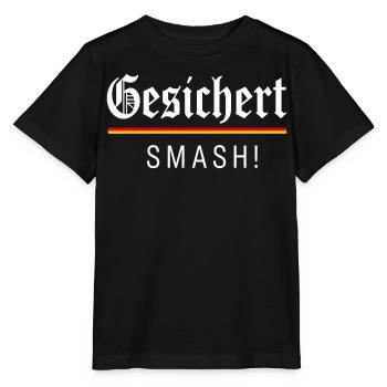 SMASH sécurisé ! Allemagne - T-shirt bio MINI CREATOR Stanley/Stella Enfant - noir - Devant - Mikhail (115cm)
