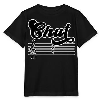 Silence Solfeggio Gift Musiker und Schülerin - Stanley/Stella Kinder T-Shirt MINI CREATOR  - Schwarz - Vorne - Mikhail (115cm)