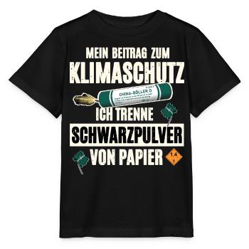Pyrotechniker Pyro - Stanley/Stella Kinder T-Shirt MINI CREATOR  - Schwarz - Vorne - Mikhail (115cm)