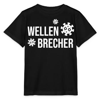 Wellenbrecher - Stanley/Stella Kinder T-Shirt MINI CREATOR  - Schwarz - Vorne - Mikhail (115cm)
