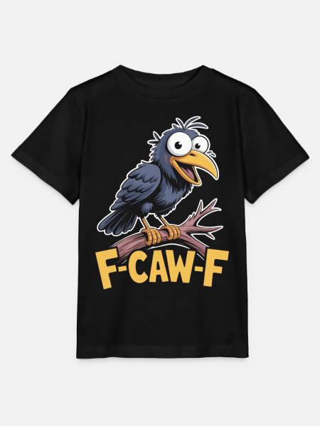 F-Caw-F Meme Krähe - Stanley/Stella T-shirt MINI CREATOR til børn - sort