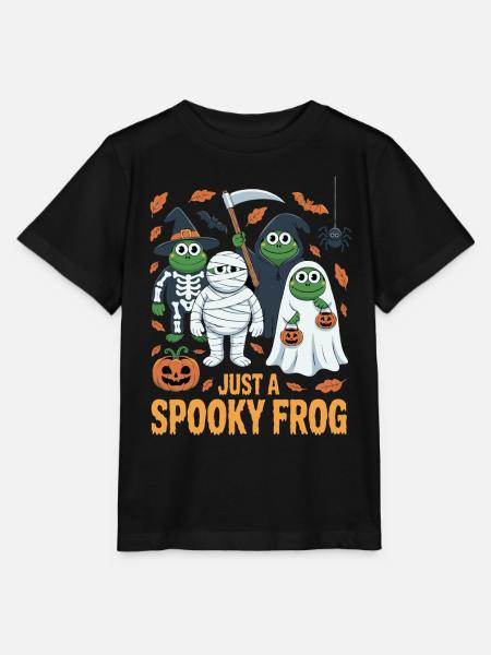 Costume di Halloween delle rane spettrali - Maglietta per bambini MINI CREATOR di Stanley/Stella - nero