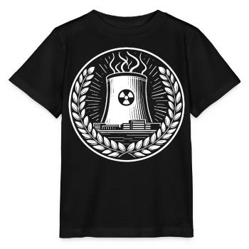 Conception de centrales nucléaires – Énergie pure - T-shirt bio MINI CREATOR Stanley/Stella Enfant - noir - Devant - Mikhail (115cm)