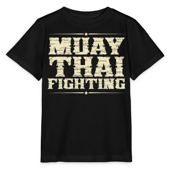 Muay thai - Stanley/Stella MINI CREATOR Kids’ T-Shirt - black - Front - Mikhail (115cm)
