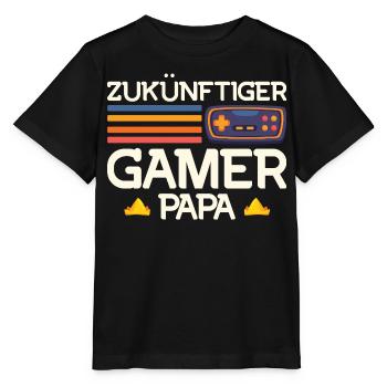 Soon Dad FUTURE GAMER DAD FUNNY - Stanley/Stella MINI CREATOR Kids’ T-Shirt - black - Front - Mikhail (115cm)