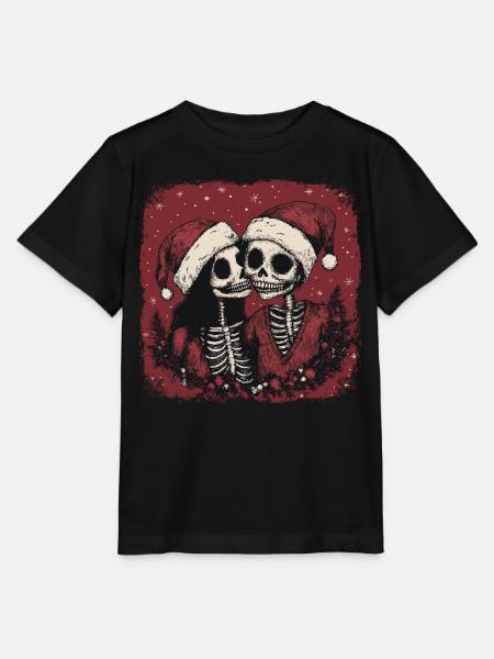 Zombie Paar feiert Weihnachten - Stanley/Stella Kinder T-Shirt MINI CREATOR - Schwarz