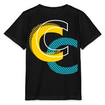 Lettre initiale C - T-shirt bio MINI CREATOR Stanley/Stella Enfant - noir - Devant - Mikhail (115cm)