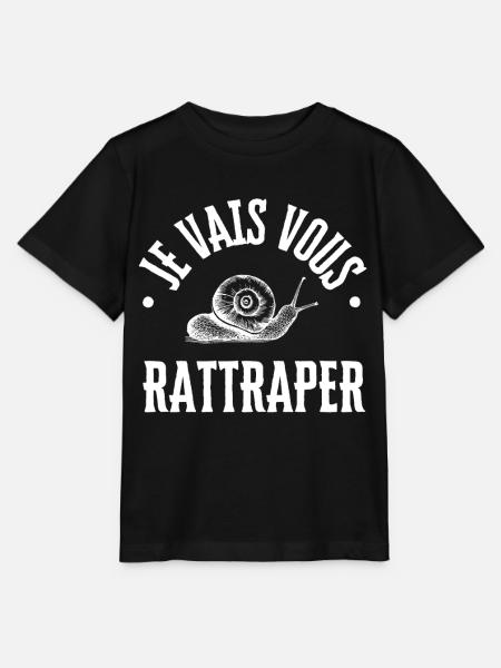 Schnecke, ich fange dich - Stanley/Stella Kinder T-Shirt MINI CREATOR - Schwarz