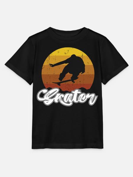 Skater - Stanley/Stella Kinder T-Shirt MINI CREATOR - Schwarz