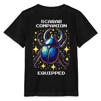 Scarabée équipé pour animaux de compagnie | Égypte - T-shirt bio MINI CREATOR Stanley/Stella Enfant - noir - Devant - Mikhail (115cm)