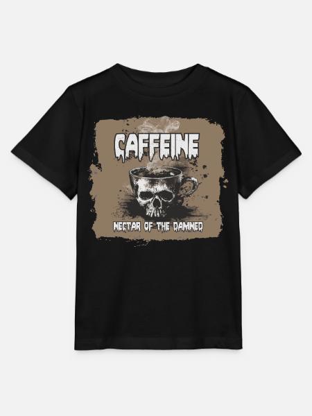 Kaffee, Nektar der Verdammten - Stanley/Stella Kinder T-Shirt MINI CREATOR - Schwarz